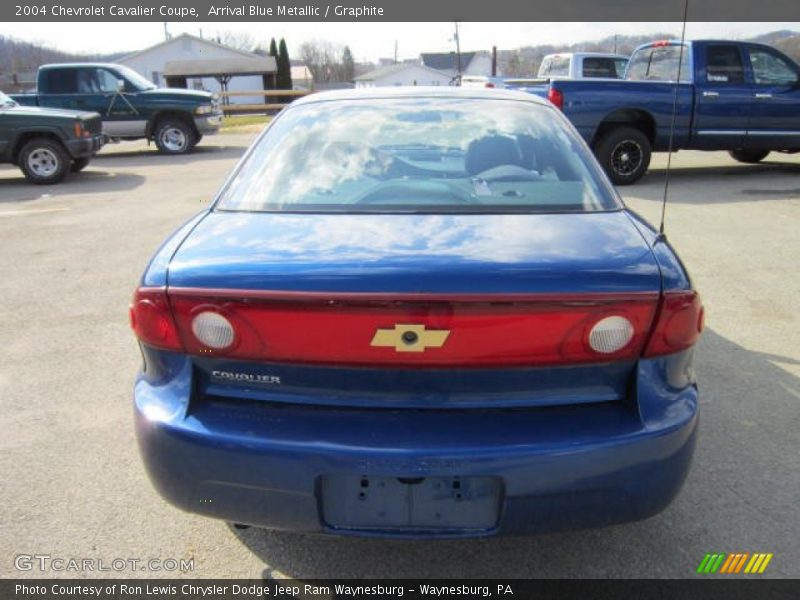 Arrival Blue Metallic / Graphite 2004 Chevrolet Cavalier Coupe