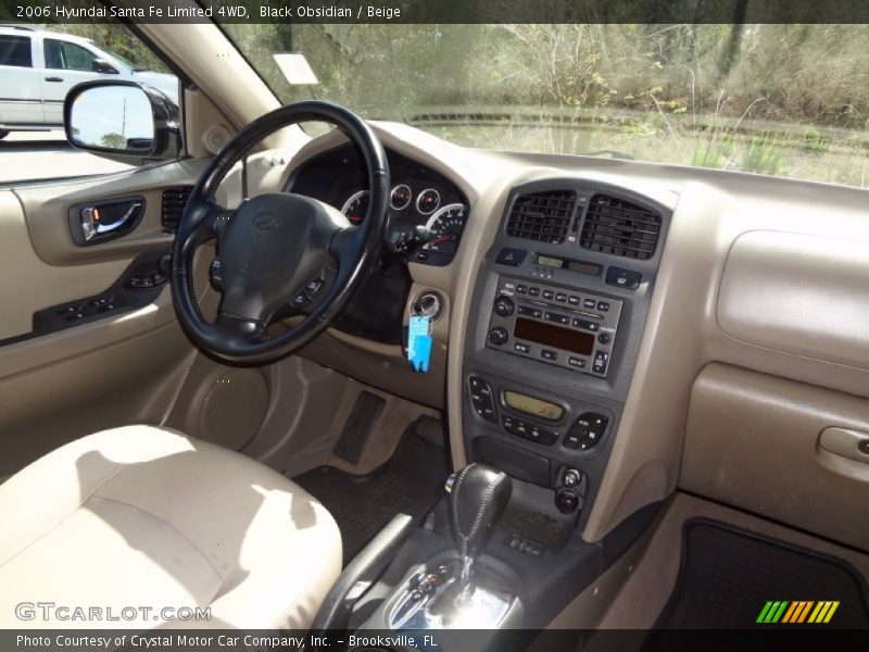 Black Obsidian / Beige 2006 Hyundai Santa Fe Limited 4WD