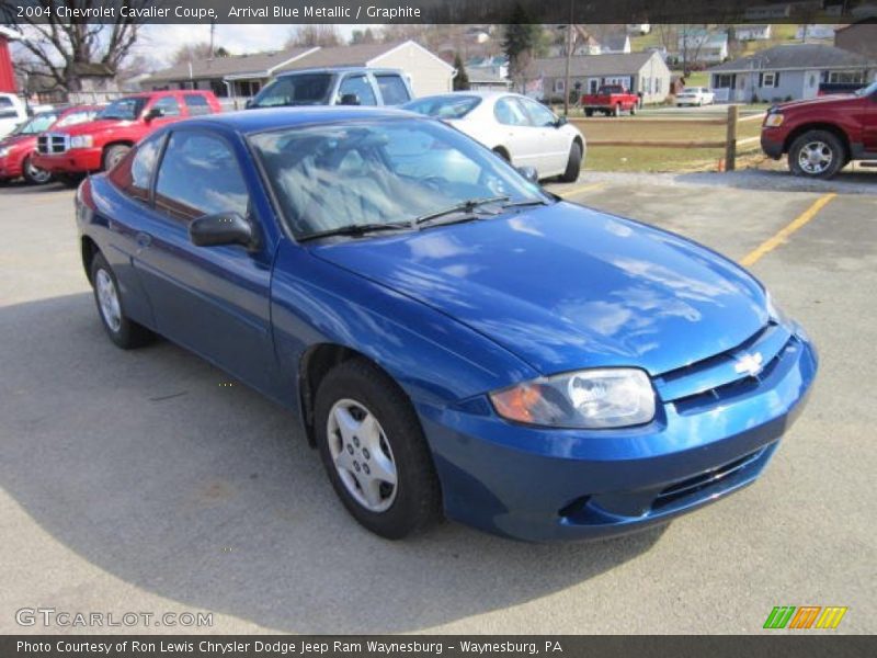 Arrival Blue Metallic / Graphite 2004 Chevrolet Cavalier Coupe