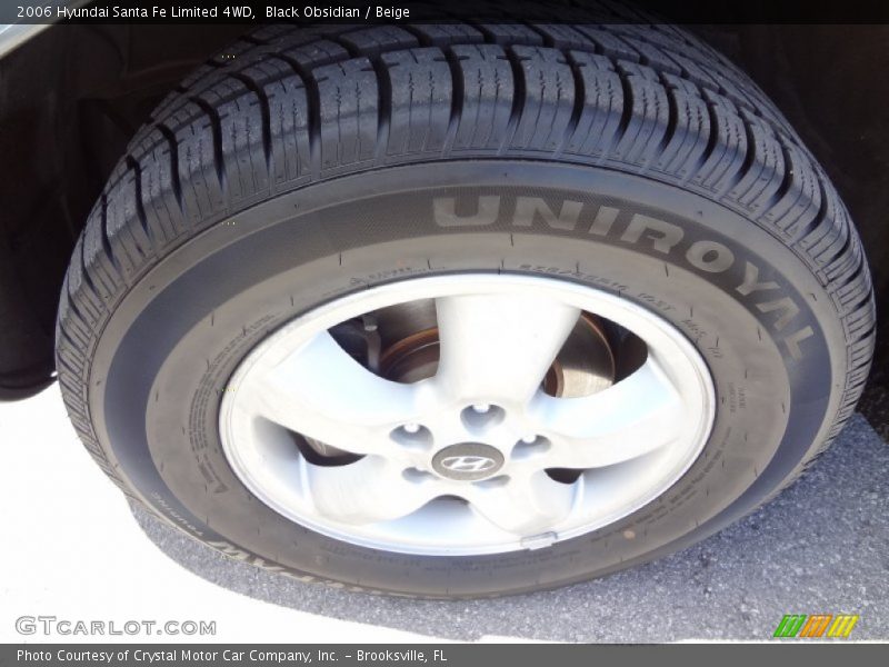Black Obsidian / Beige 2006 Hyundai Santa Fe Limited 4WD