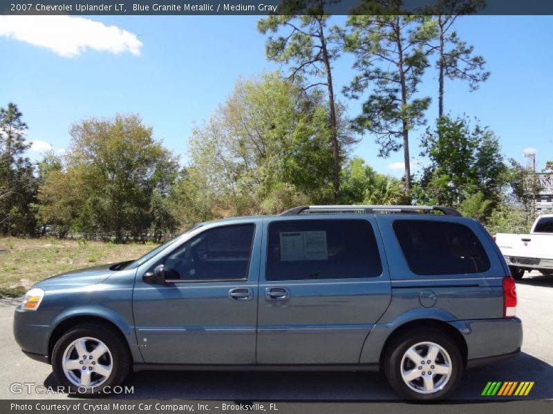 Blue Granite Metallic / Medium Gray 2007 Chevrolet Uplander LT