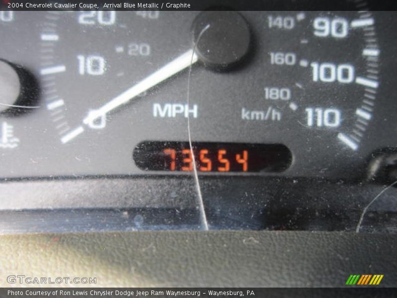 Arrival Blue Metallic / Graphite 2004 Chevrolet Cavalier Coupe