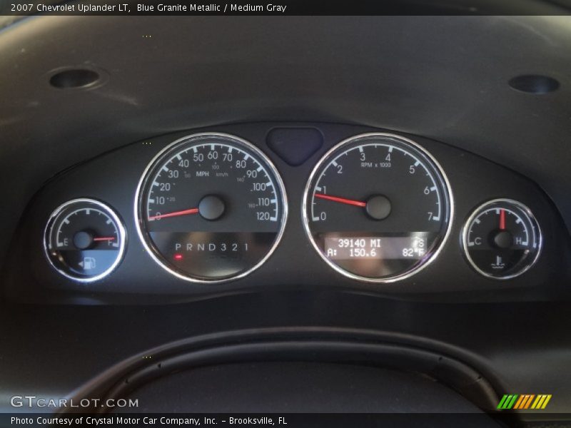 Blue Granite Metallic / Medium Gray 2007 Chevrolet Uplander LT