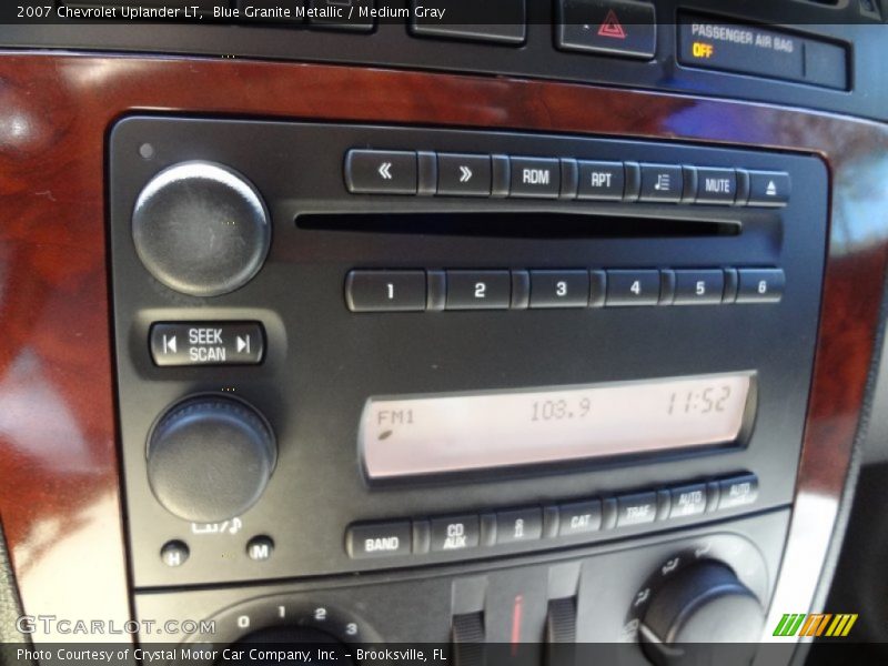 Blue Granite Metallic / Medium Gray 2007 Chevrolet Uplander LT