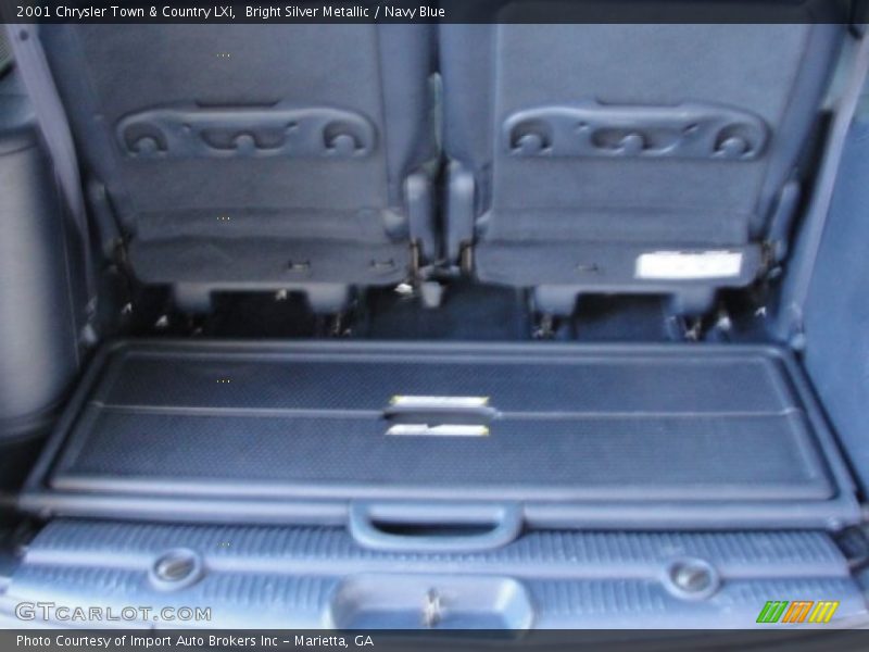 Bright Silver Metallic / Navy Blue 2001 Chrysler Town & Country LXi