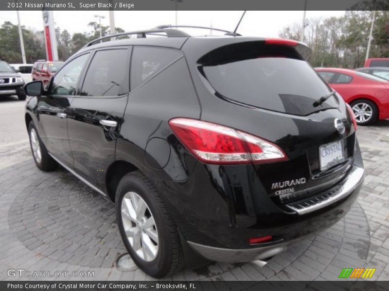 Super Black / Beige 2012 Nissan Murano SL