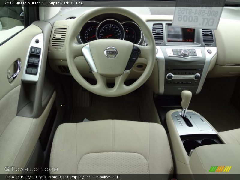 Super Black / Beige 2012 Nissan Murano SL