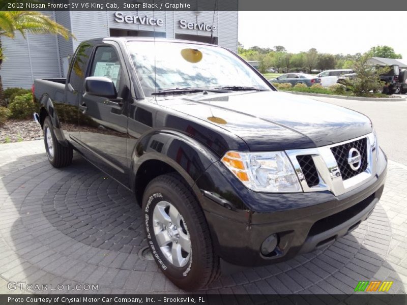 Super Black / Graphite 2012 Nissan Frontier SV V6 King Cab