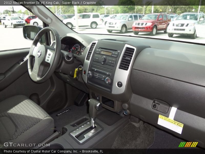 Super Black / Graphite 2012 Nissan Frontier SV V6 King Cab