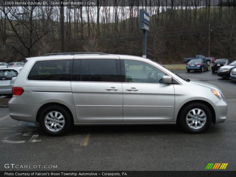 Silver Pearl Metallic / Gray 2009 Honda Odyssey EX