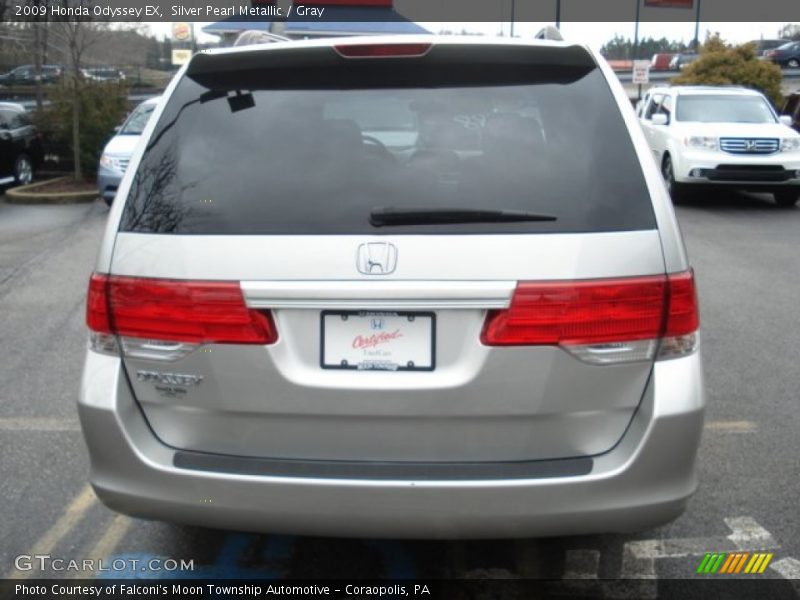 Silver Pearl Metallic / Gray 2009 Honda Odyssey EX
