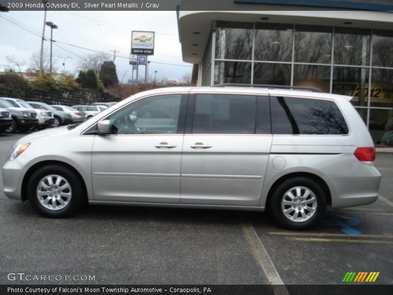 Silver Pearl Metallic / Gray 2009 Honda Odyssey EX