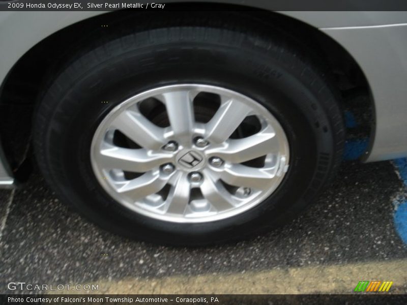 Silver Pearl Metallic / Gray 2009 Honda Odyssey EX