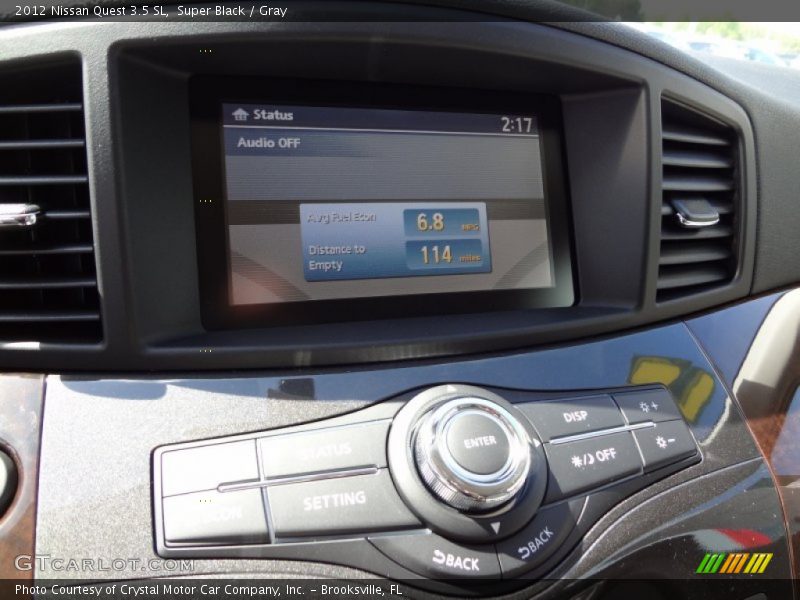 Super Black / Gray 2012 Nissan Quest 3.5 SL