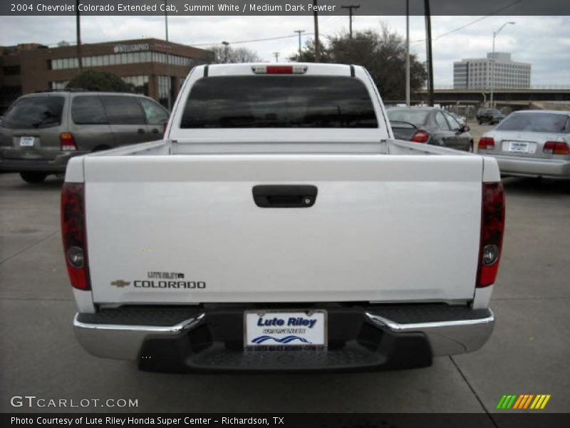 Summit White / Medium Dark Pewter 2004 Chevrolet Colorado Extended Cab