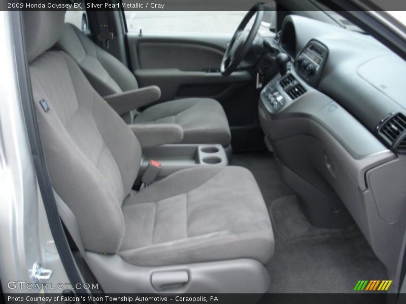 Silver Pearl Metallic / Gray 2009 Honda Odyssey EX