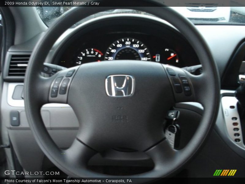 Silver Pearl Metallic / Gray 2009 Honda Odyssey EX