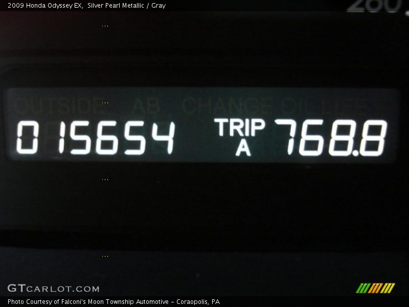 Silver Pearl Metallic / Gray 2009 Honda Odyssey EX
