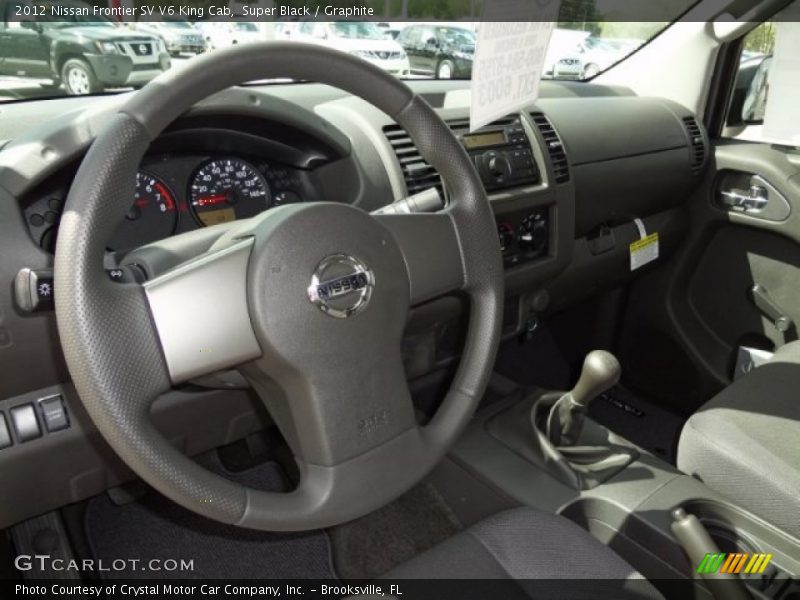 Super Black / Graphite 2012 Nissan Frontier SV V6 King Cab