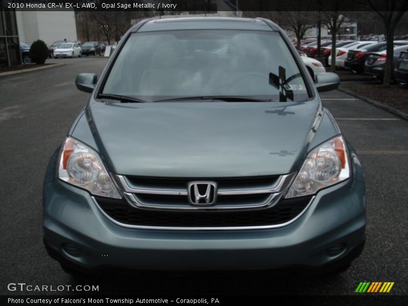 Opal Sage Metallic / Ivory 2010 Honda CR-V EX-L AWD