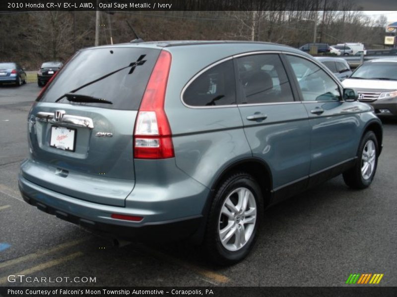 Opal Sage Metallic / Ivory 2010 Honda CR-V EX-L AWD