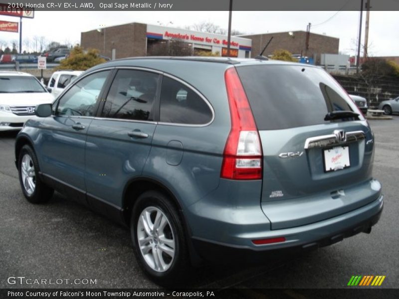 Opal Sage Metallic / Ivory 2010 Honda CR-V EX-L AWD
