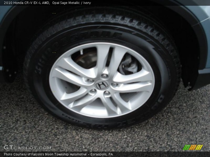 Opal Sage Metallic / Ivory 2010 Honda CR-V EX-L AWD