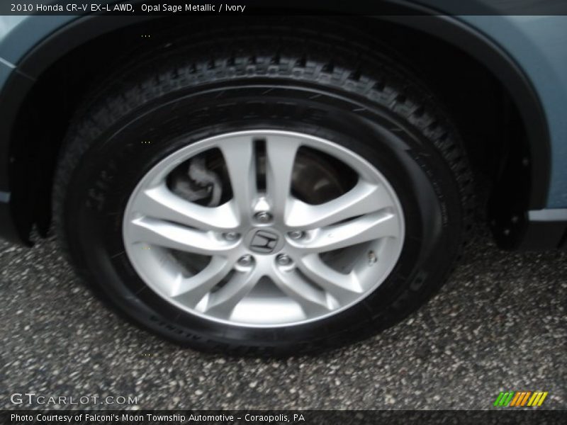 Opal Sage Metallic / Ivory 2010 Honda CR-V EX-L AWD