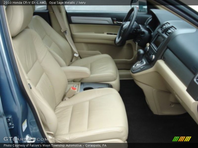 Opal Sage Metallic / Ivory 2010 Honda CR-V EX-L AWD
