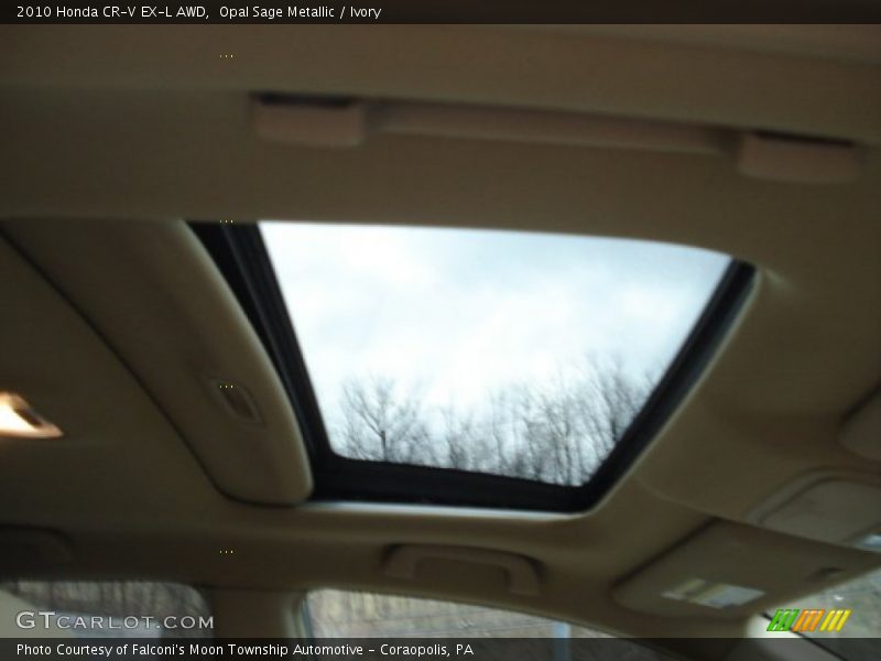 Opal Sage Metallic / Ivory 2010 Honda CR-V EX-L AWD