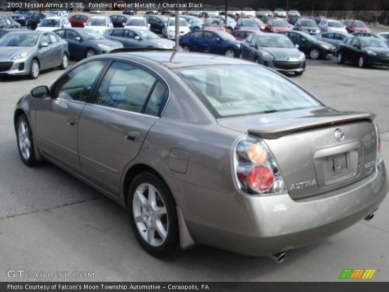 Polished Pewter Metallic / Charcoal Black 2002 Nissan Altima 3.5 SE