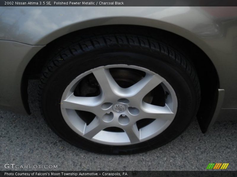 Polished Pewter Metallic / Charcoal Black 2002 Nissan Altima 3.5 SE