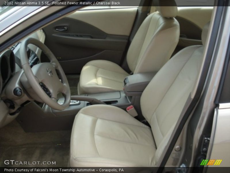 Polished Pewter Metallic / Charcoal Black 2002 Nissan Altima 3.5 SE