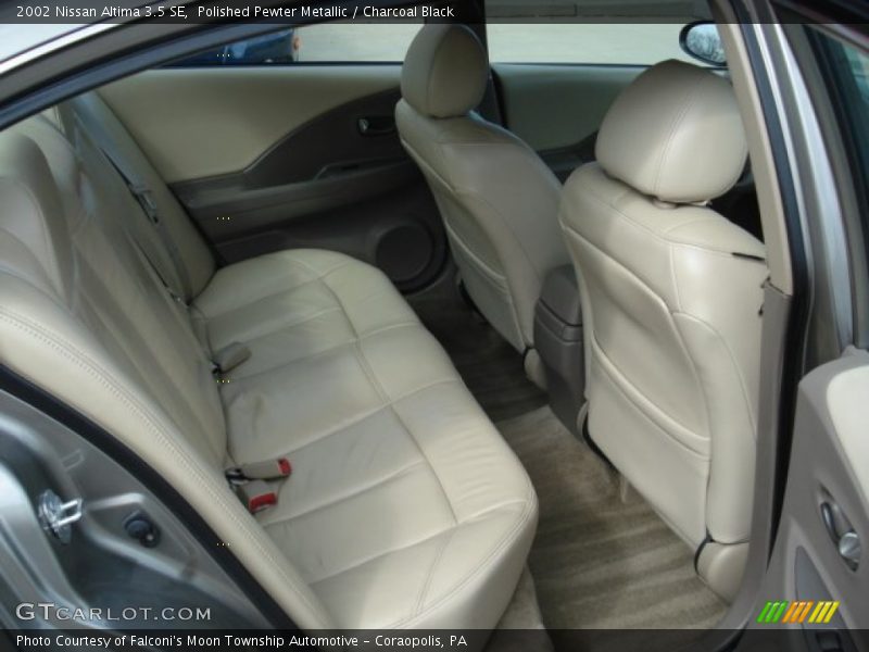 Polished Pewter Metallic / Charcoal Black 2002 Nissan Altima 3.5 SE