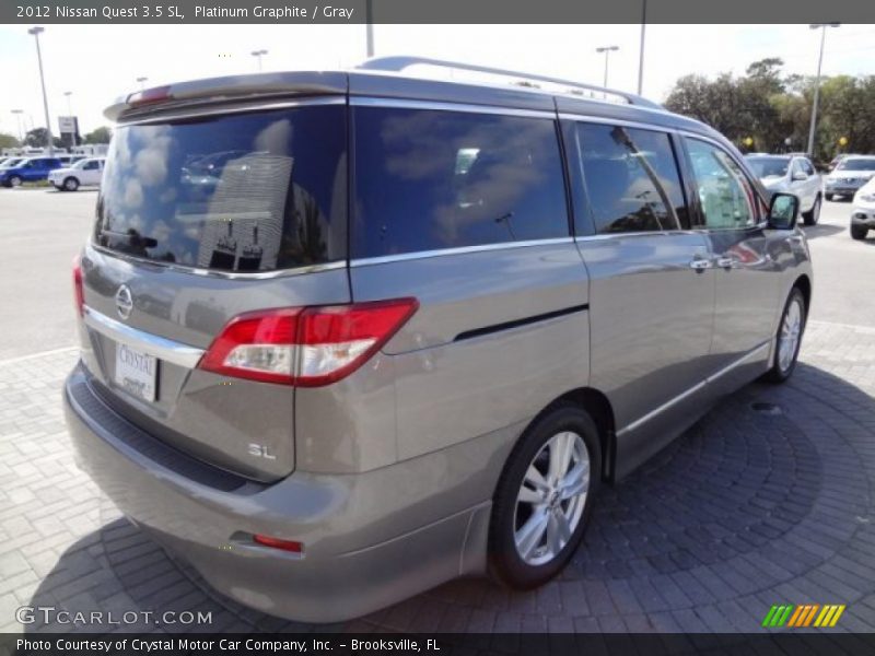 Platinum Graphite / Gray 2012 Nissan Quest 3.5 SL