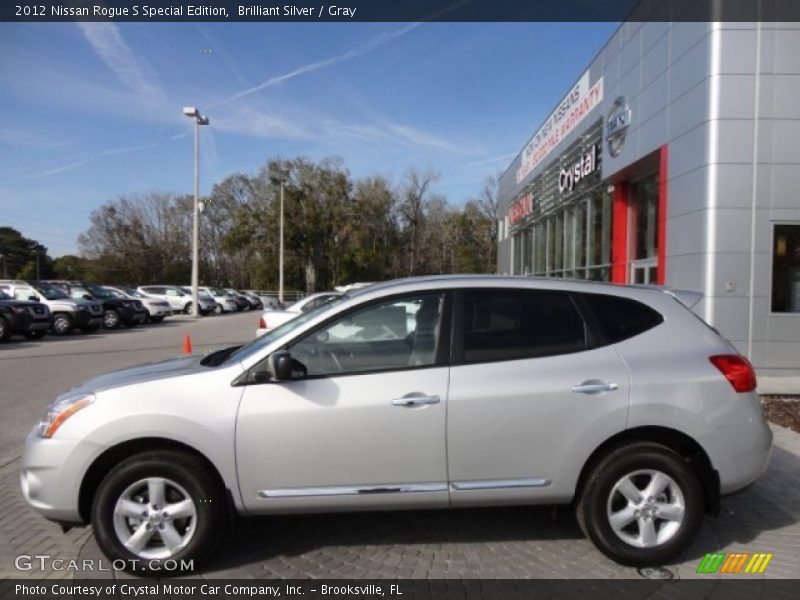 Brilliant Silver / Gray 2012 Nissan Rogue S Special Edition