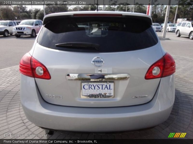 Brilliant Silver / Gray 2012 Nissan Rogue S Special Edition