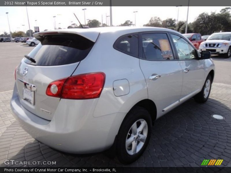 Brilliant Silver / Gray 2012 Nissan Rogue S Special Edition