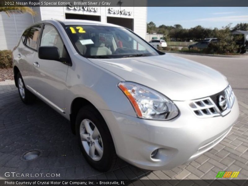 Brilliant Silver / Gray 2012 Nissan Rogue S Special Edition