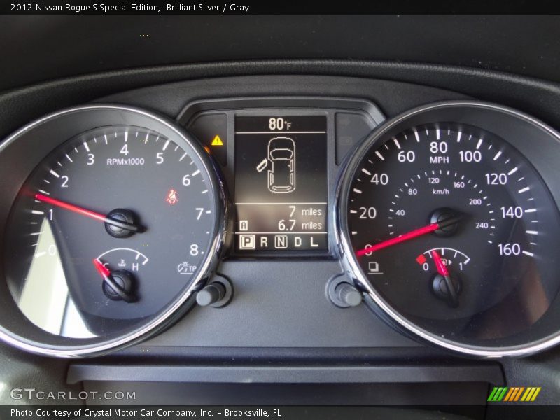 Brilliant Silver / Gray 2012 Nissan Rogue S Special Edition