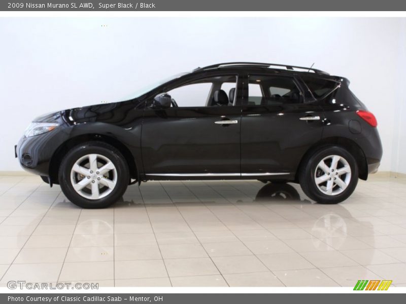 Super Black / Black 2009 Nissan Murano SL AWD