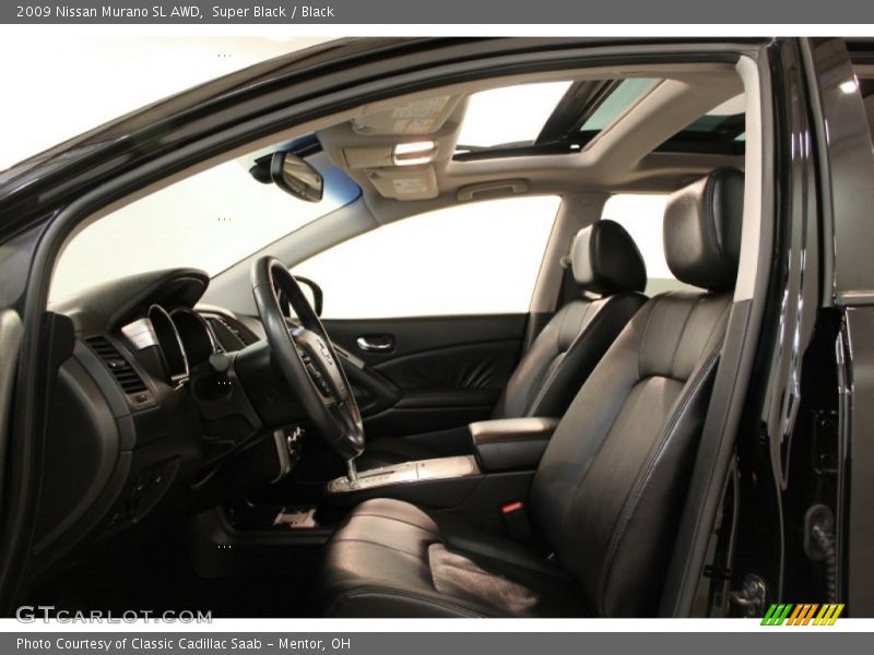 Super Black / Black 2009 Nissan Murano SL AWD