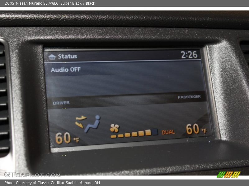 Super Black / Black 2009 Nissan Murano SL AWD