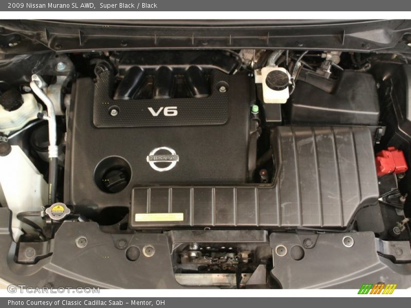 Super Black / Black 2009 Nissan Murano SL AWD