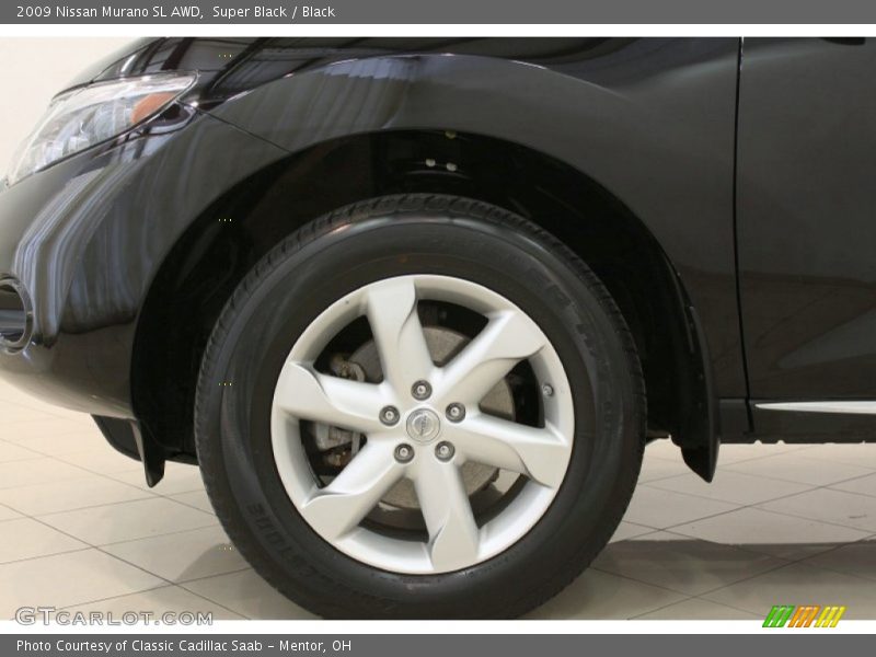 Super Black / Black 2009 Nissan Murano SL AWD