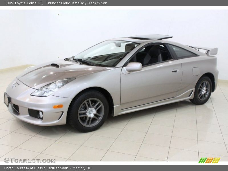 Thunder Cloud Metallic / Black/Silver 2005 Toyota Celica GT