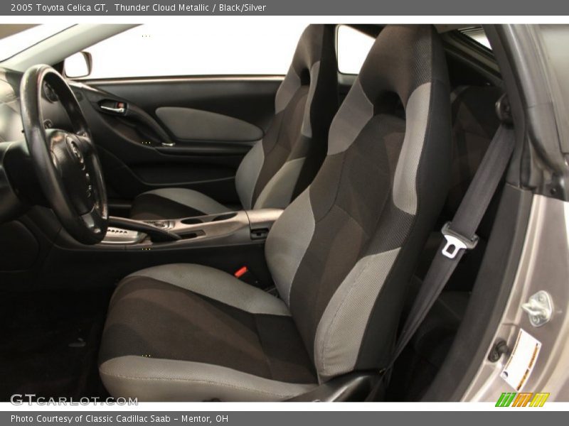 Thunder Cloud Metallic / Black/Silver 2005 Toyota Celica GT