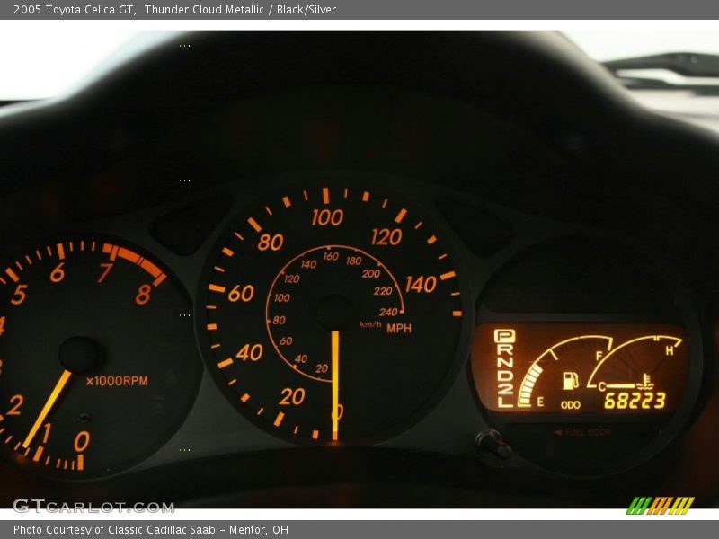  2005 Celica GT GT Gauges