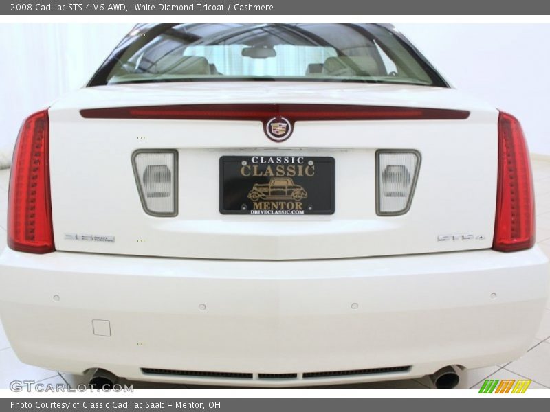 White Diamond Tricoat / Cashmere 2008 Cadillac STS 4 V6 AWD