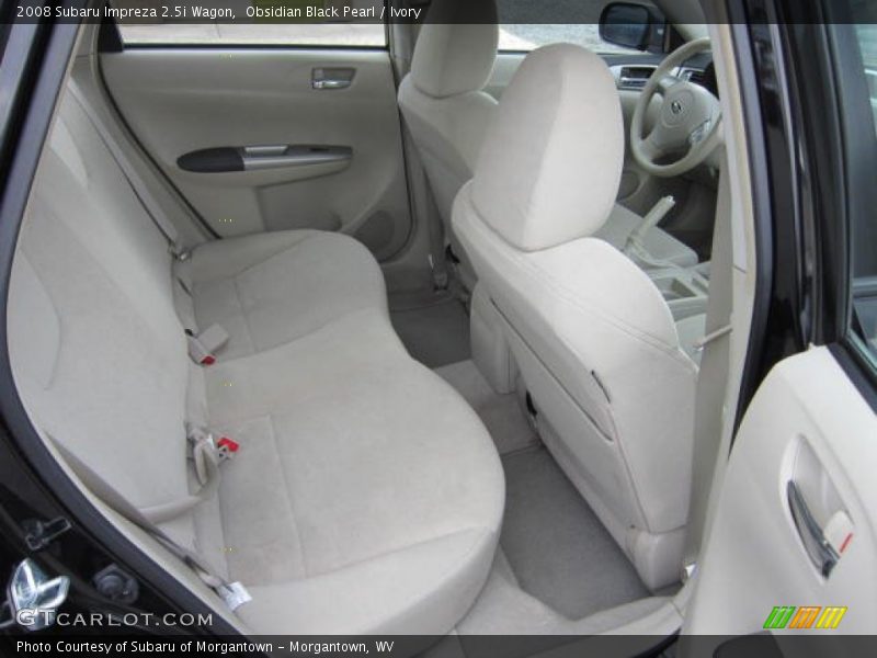 Obsidian Black Pearl / Ivory 2008 Subaru Impreza 2.5i Wagon